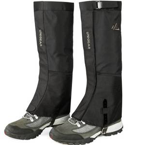 lot 12401 image: Unigear Snow Leg Gaiters, Waterproof Boot Gaiters for Hiking Walking Climbing Hunting Skiing 1000D Fabric (X-Large)