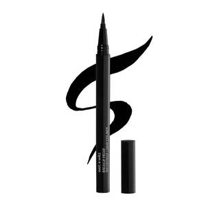 lot 12405 image: wet n wild Mega Last Breakup Proof Liquid Eyeliner - Ultra-Fine Brush, Waterproof, 16-Hour Long-Lasting Wear- Cruelty-Free & Vegan - Black