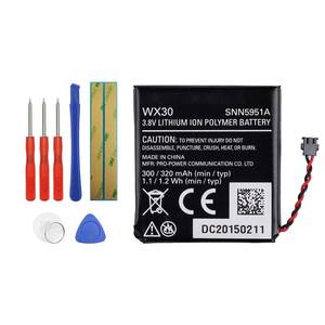 lot 12420 image: Vvsialeek 2023 New WX30 SNN5951A Watch Replacement Battery Compatible with Motorola Moto 360 1st-Gen Smart Watch with Toolkit