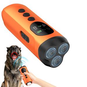 lot 14261 image: ATESON 3X Ultrasonic Dog Bark Deterrent, 50ft Long Range Anti Barking Device for Stubborn & Neighbors Dog, Rechargeable Behavior Training Tool with Flashlight, Safe Humane for Indoor Outdoor Use