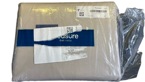 lot 15431 image: Bedsure Washed Cotton Duvet Cover Set 90x90