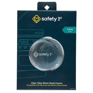 lot 16225 image: Safety 1st Clear View Stove Knob Covers 5pk