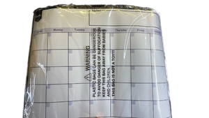 lot 16246 image: Weekly Planning Dry Erase Magnet Board