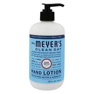 lot 16309 image: Lovely Annie MRS MEYERS Rainwater Hand Lotion, 12 FZ 2-Packs