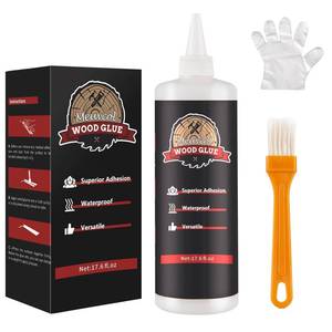 lot 16313 image: Wood Glue, Strong Glue for Woodworking, Waterproof Clear Wood Glue for Furniture Heavy Duty, Interior & Exterior Furniture Glue for Crafts, Baseboard, Cabinets, Door (500g)