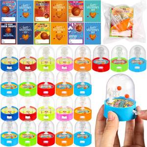 lot 17095 image: Capoda 36 Pack Valentines Day Gifts with Mini Basketball Shooting Games Sports Gift Cards Finger Basketball Toy Valentines Exchange Greeting Cards for Classroom School Valentines Party Favors