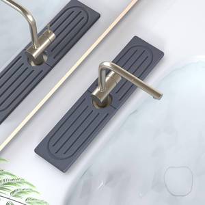 lot 18129 image: Fast Drying Kitchen Sink Splash Guard, Durable Stone Kitchen Faucet Mat, Water Absorbing Stone Tray for Sink, Diatomite Faucet Mat for Kitchen Sink, Stone Drying Mat for Kitchen and Bathroom Counter