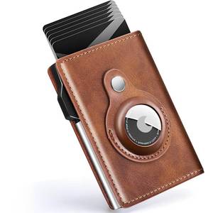 lot 18177 image: FLETUTE Wallet for Men Minimalist Pop Up Credit Card Case Holder 1-7 Cards, Smart Slim Wallet with Money Clip ID Window RFID Blocking Bifold Compact(Airtag Not Included) Wallets Gifts for Men