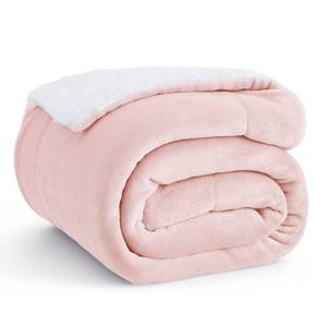 lot 19109 image: Bedsure GentleSoft Sherpa Fleece Throw Blanket for Couch, Non-Heated, Thick and Warm Throw Gifts for Women and Girls, Soft Fuzzy Plush Blanket for Winter, Room Home Decor, Pink, 50x60 Inches