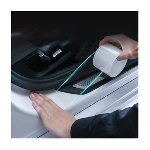 lot 20273 image: povtii Car Door Edge Guard Door Sill Protector, Automotive Anti-Collision Strip for Car Door Edge, Adhesive Tape Auto Door Entry Protection Film, Universal Car Accessories (10CM10M)