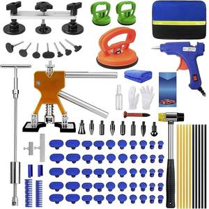 lot 20275 image: 97pcs Dent Puller Kit, Paintless Dent Removal Kit for Dent Removal, Car Dent Puller with Golden Lifter, Bridge Puller, Slide Hammer T-Bar, Dent Remover Tool for Car Refrigerator Door Ding Repair