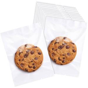 lot 20329 image: Prembag 100 Pcs 5x7 Transparent Heat Seal Bags for Cookies,Clear Cookie Bags with Seal,Small Treat Bag for Baked Goods