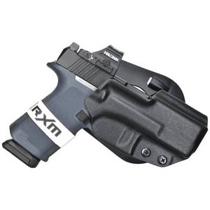 lot 20347 image: OWB Paddle Holster - Outside The Waistband fits Rugr RXM 4 (Black, Right)