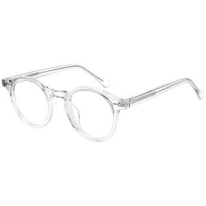 lot 20356 image: Dollger Blue light glasses for women round ��Men retro Blue Light eyeglass Blocking Computer Screen Glasses Transparent white