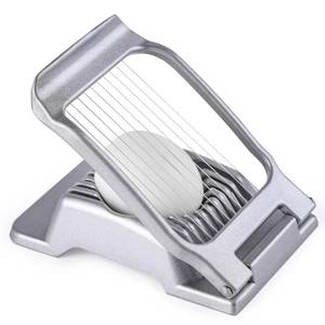 lot 20373 image: Yuzxaun Egg Slicer for Hard Boiled Eggs, Stainless Steel Wire, Heavy Duty Aluminium Egg Cutter Dishwasher Safe for Egg Strawberry Soft Fruit