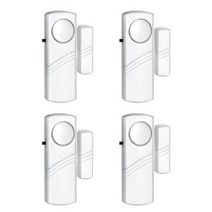 lot 20384 image: Security Door Window Alarm, Wireless Sensor Door Window Burglar Alarm, Door Alarms for Kids Safety, Easy Installation Doorbell Alarms for Office House Window Pool (4 Pack)