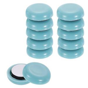 lot 20393 image: uxcell 12Pcs Furniture Sliders, 34 Inch Round Self-Adhesive Carpet Furniture Moving Pads Gliders Floor Protectors for Carpeted Tile Vinyl Hardwood Floors, Sky Blue