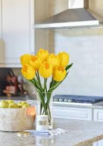 lot 2307 image: Face of fake yellow flowers