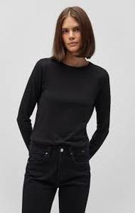 lot 2312 image: Ladies long sleeve black shirt size M