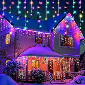 lot 4414 image: RGB icicles lights
