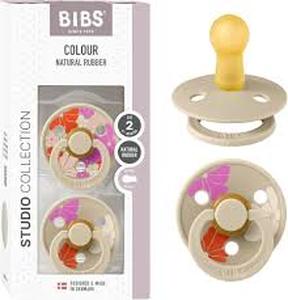 lot 8275 image: BIBS Natural Rubber Pacifiers - Studio Collection