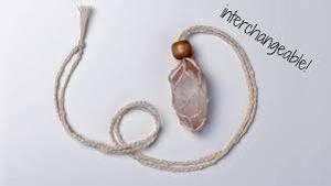 lot 14242 image: Mixed Crystals with twine
