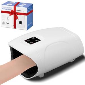 lot 1626 image: TipTalk Hand Massager with Heat and Compression, Cordless Electric Hand held Massager for Arthritis and Carpal Tunnel, Gifts for Men and Women
