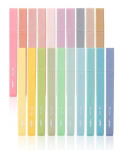 lot 2375 image: Mr. Pen- Aesthetic Highlighters, 20 pcs, Chisel Tip, Pastel Colors, No Bleed Bible Highlighter Pastel, Assorted Colors