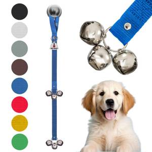 lot 2401 image: Caldwells Pet Supply Co. Dog Potty Bells, Dog Door Bell, Bells to Go Outside, Potty Training Bell, Dogs Doorbell, Dogs Potty Doorbell, Ring to Go Pee, All Breed Puppy Training Tool