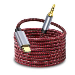 lot 2423 image: Tiierzon USB C to 3.5mm Audio Aux Cable 10Ft, Type C Adapter to 3.5mm Headphone Stereo Cord Car for Samsung Galaxy S21 S20 Ultra,Note 20 10,Google Pixel 5 4 3 2XL,iPad Pro and More (10Ft)