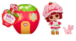 lot 2436 image: LOL Surprise Loves The World of Strawberry Shortcake Tots with Scented Dolls, Pets, and Transforming Strawberry House Playset �� Gift for Kids Ages 4