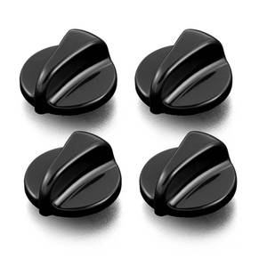 lot 2448 image: WB03K10035 Stove Knobs Cooktop Replacement Parts for GE Range Cooktop Oven Knob Black Plastic GE Hotpoint General Electric Burner Control XL44 Stove Knob KIP 5963 183d5598 Stove Top Knobs 4 Pcs