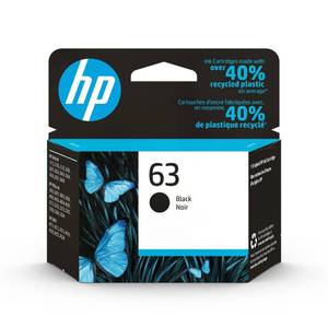 lot 4036 image: HP 63 Black Ink Cartridge  Works with DeskJet 1112, 2130, 3630 Envy 4510, 4520 OfficeJet 3830, 4650, 5200 Series  Eligible for Instant Ink  F6U62AN