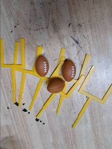 lot 4481 image: Football Party Decoration Set