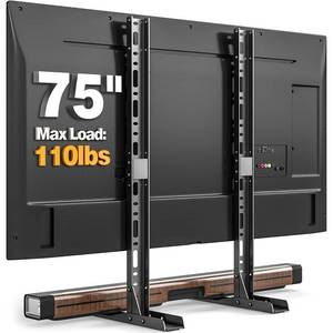 lot 4484 image: TAVR Universal Table Top TV Stand Mount, TV Legs for Most 20-75 Inch TVs, Replacement TV Feet with Great Load-Bearing Holds up to 110 lbs, TV Stands Base with Cable Management, Max VESA 800x600 mm