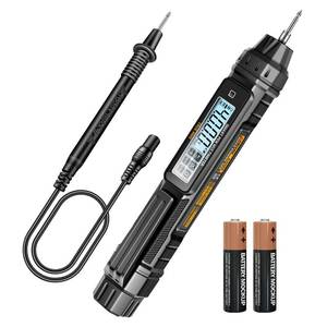 lot 10140 image: ANENG Pen Type Digital Multimeter 4000Count ACDC Voltage Tester, Professional Current Meter, Non-Contact Voltmeter Sensor,Live Wire Detection,Resistance, Continuity, Capacitance, and Diode Testing