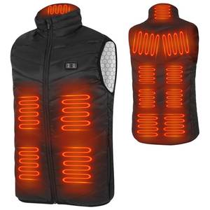 lot 10152 image: D1D9 Heated Vest for Women Men 13 Heat Zones Electric Warming Waistcoat Lightweight Unisex Heating Clothing (US, Alpha, X-Large, Regular, Regular, Black)