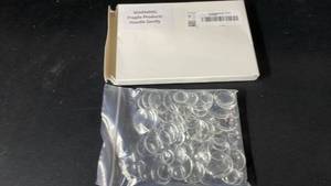 lot 10158 image: Clear glass Circles