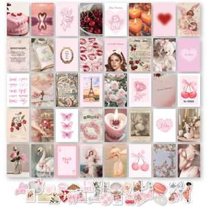 lot 10164 image: 97 Decor Pink Coquette Room Decor Aesthetic - Coquette Wall Decor, Coquette Posters For Room Aesthetic Pink Collage Kit For Teen Girls Dorm Bedroom, Cute Pictures Trendy Art Prints (4x6)
