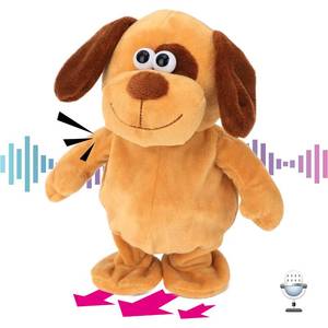 lot 10177 image: Hopearl Talking Dog Repeats What You Say Walking Puppy Electric Interactive Animated Toy Speaking Plush Buddy Gifts for Toddlers Birthday, 8