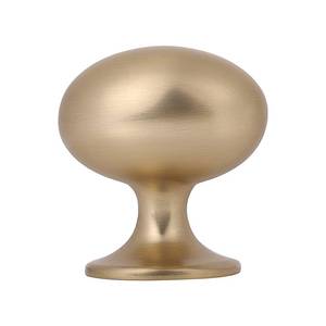 lot 10207 image: HARPOON Cabinet Hardware Knobs Round Furniture Mushroom Knob - 1.4 Inch 7 Pack Champagne Gold