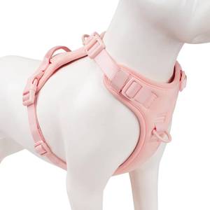 lot 10208 image: Sunraymascota No Pull Dog Harness, Puppy Vest with Front Clip for Small Medium Large Sized Dog(Light Pink,S)