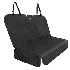 lot 10210 image: ALLANSING Back Seat Cover for Compact CarsSUVs Rear Split Bench - 900D Oxford Waterproof Non-Slip Car Seat Protector for Messy Kids & Drooling Dogs, Easy Clean(Black)