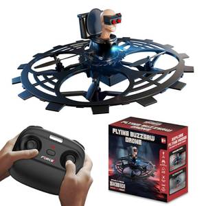 lot 11409 image: Force1 Officially Licensed Skibidi Toilet Toy RC Drone- Jetpack Flying Buzzsaw Drones, Headless Mode, Altitude Hold, Speed Control, Rechargeable 2.4GHz Remote Control
