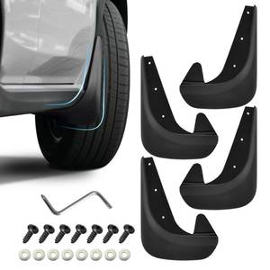 lot 11462 image: Rebvugr 4PCS Car Mud Flaps, Mud Guard, No Drilling No Tape Mudflaps All Weather Protector Mudguards, Front and Rear Side Splash Guards Vehicle Sediment Protection Auto Accessories Universal for Cars