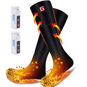 lot 12428 image: Autocastle Heated Socks, Electric Heated Socks for Men Women, Rechargeable Battery Heating Socks, Winter Warm Thermal Socks, Washable Unisex Foot Warmers for Hunting Camping Skiing Hiking Outdoors