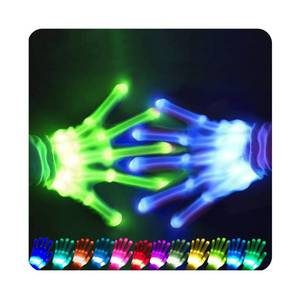 lot 12441 image: COCELERYRE 12-Color LED Light-Up Gloves for Kids - Fun & Glowing Gloves Multi-Color Halloween Costume Accessory Cool Toys for Boys 8-12 Girls 8 9 10 11 12 Years Perfect for Parties & Gifts ��1 Pair��