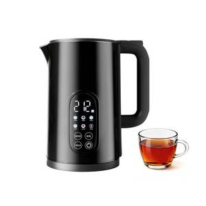lot 13528 image: Electric Kettle with Temperature Control, 1.7L Stainless Steel Hot Water Kettle, 5 Presets for Tea & Coffee, 2H Keep Warm, Fast Boil, Auto Shut-Off & Boil-Dry Protection, Cordless Tea Kettle, Black