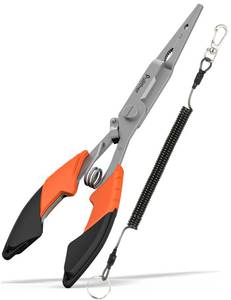 lot 14264 image: pullther fishing Fishing Gear,Hook Remover Fishing Pliers,Stainless Steel Fishing Tools,Multitool for Saltwater