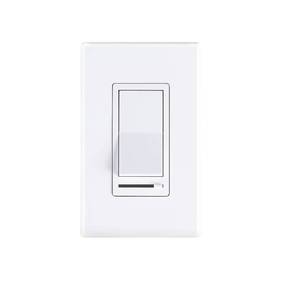 lot 14284 image: Cloudy Bay in Wall Dimmer Switch for LED LightCFLIncandescent,3-Way Single Pole Dimmable Slide,600 Watt max,Cover Plate Included